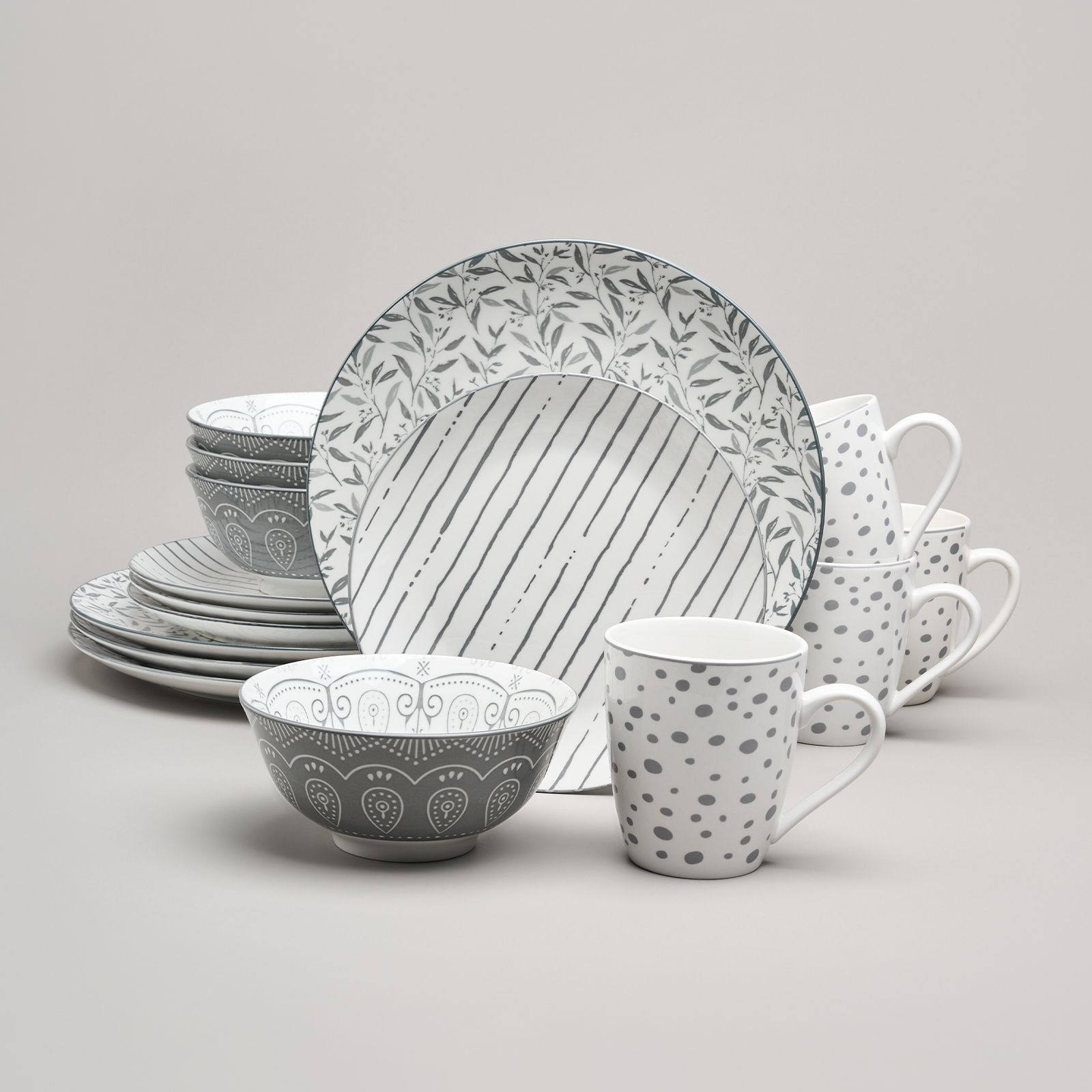 028231 Набор обеденной посуды Bronco