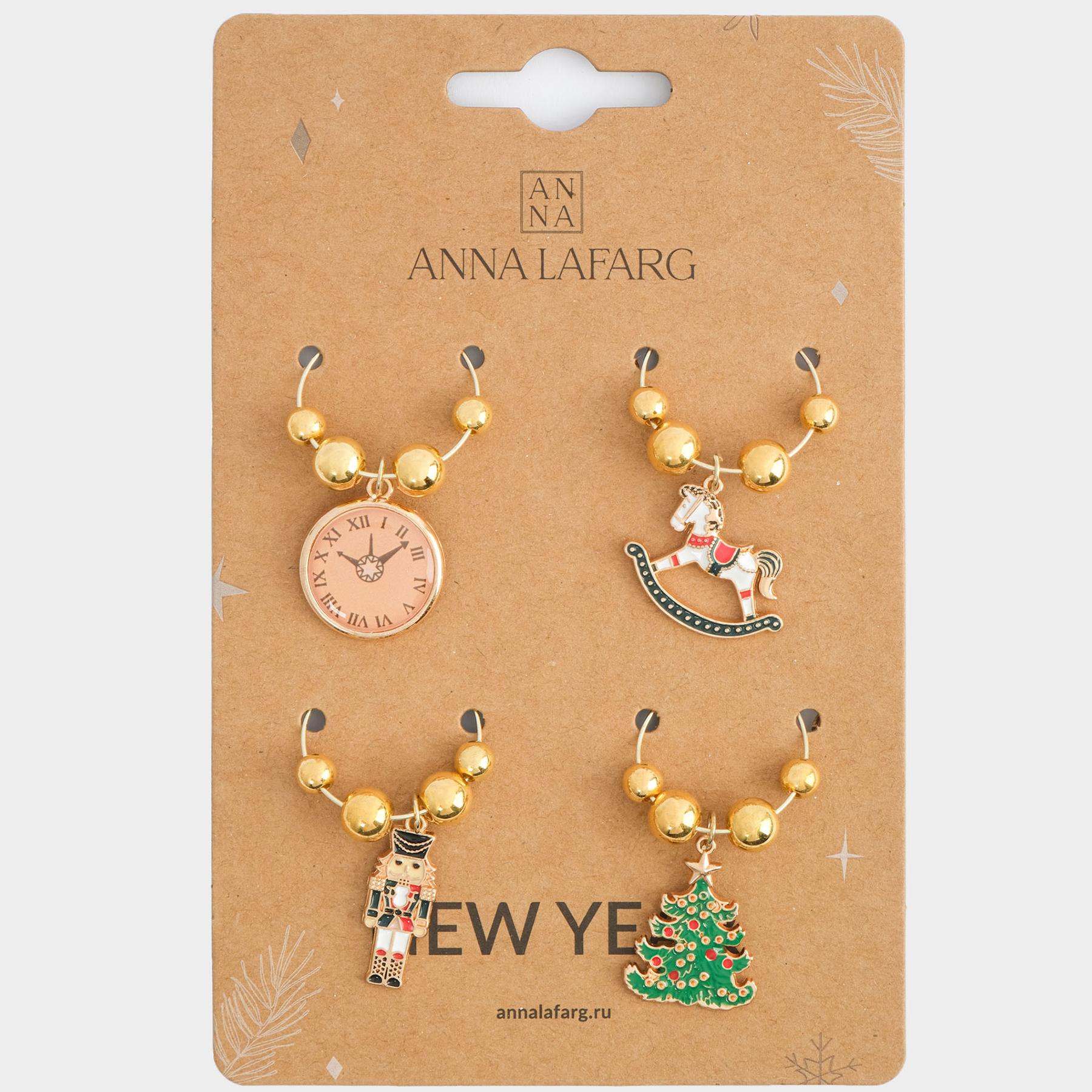 028304 Набор подвесок для бокала Anna Lafarg