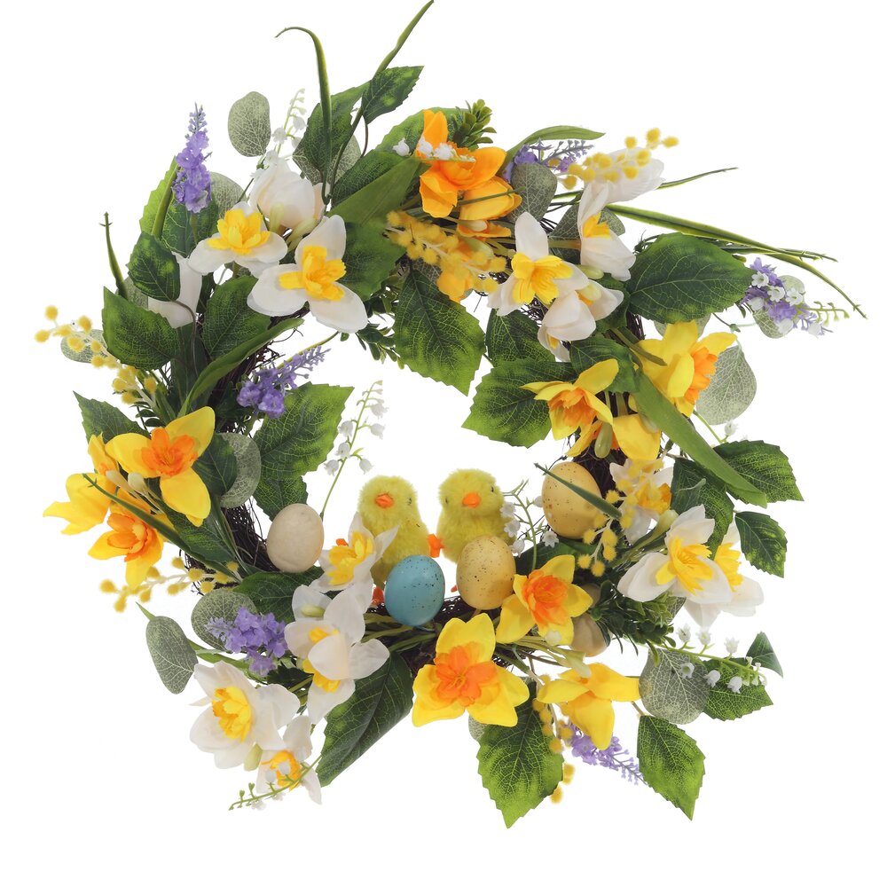 028448 Венок пасхальный 46 см